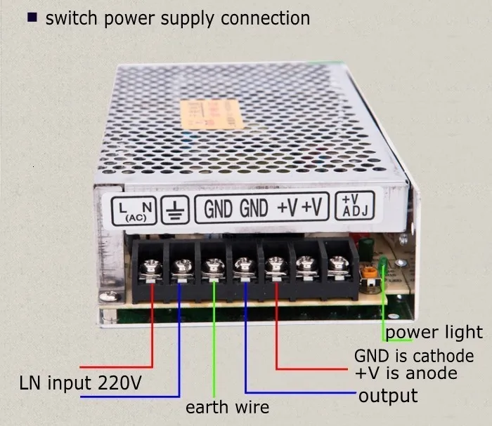 switch power supply connection