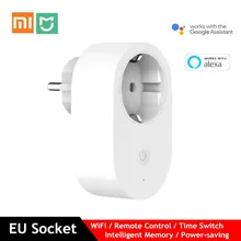 Xiaomi Mijia EU умная розетка WiFi Пульт дистанционного управления переключатель времени интеллектуальная память энергосберегающая работает с Google assistant Alexa