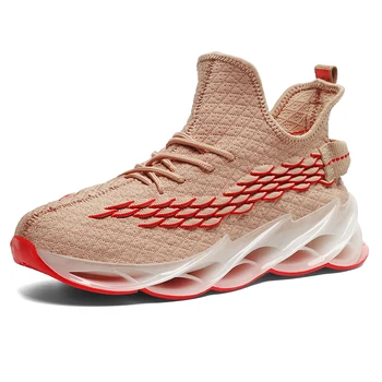 

Outdoor Men Running Shoes Jogging Walking Sports Shoes High-quality Athletic Breathable Mesh Lace-up Blade Men Sneakers Trainers