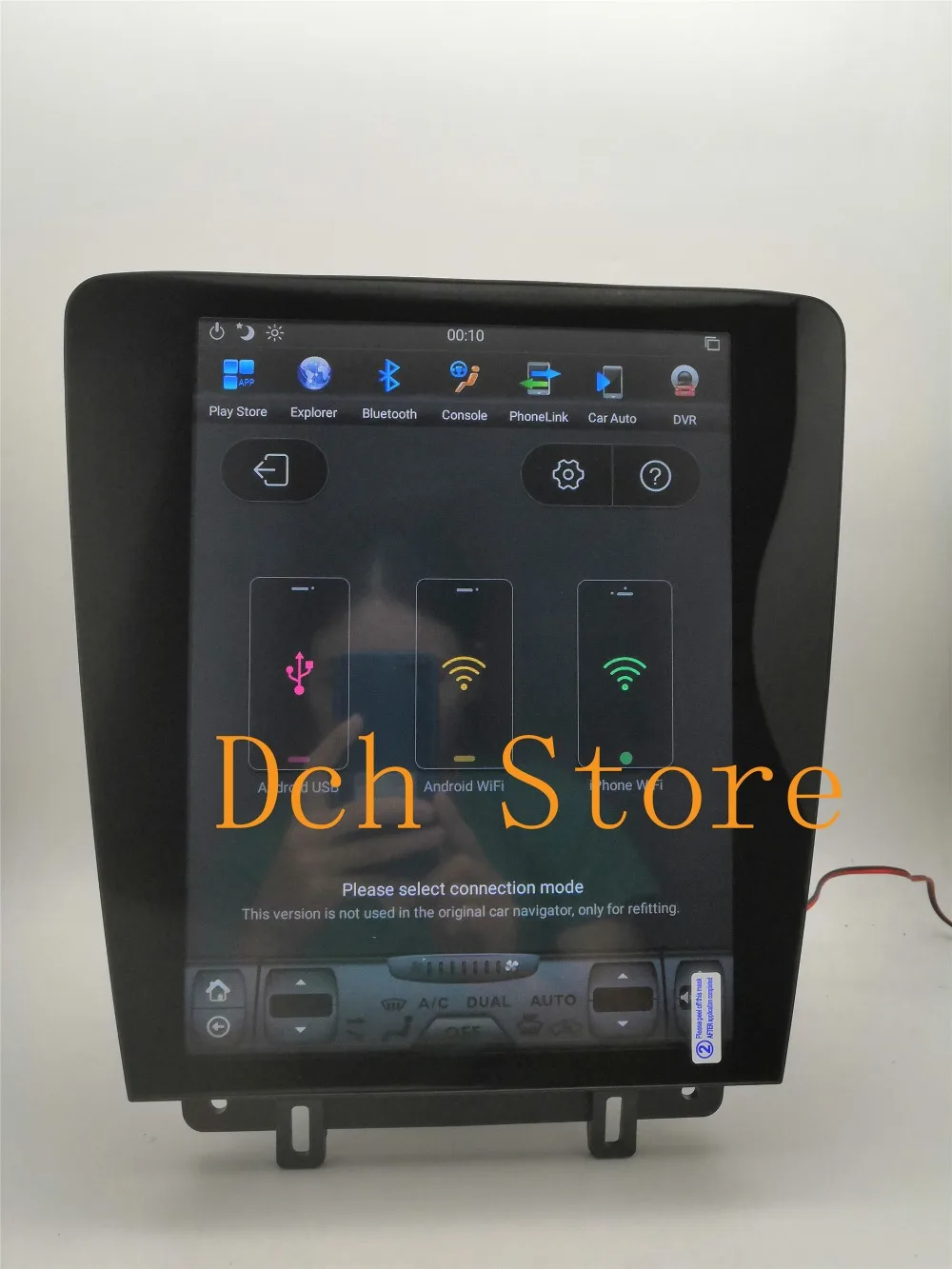 12,1 ''вертикальный tesla стиль Android 8,1 автомобильный dvd-плеер gps навигация для Ford Mustang 2010- радио PX6 ips экран авто