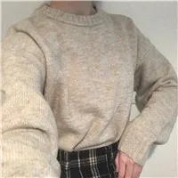 New Winter Knitting Vintage Sweater