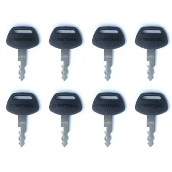 

8pc key KHR20070 For Sumitomo Excavator Ignition Key with OEM Logo S450 fits Case and Link-Belt
