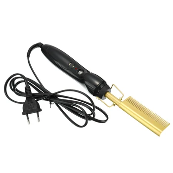 

Hair Straightener Flat Irons Straightening Brush Hot Heating Comb Hair Straight Styler Corrugation Curling Iron Curler Hair