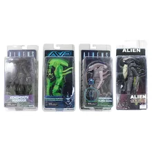 4 вида стилей NECA AVP Xenomorph Warrior серия Alien VS Predator тепловое видение Albino Drone ПВХ фигурка Коллекция Модель игрушки