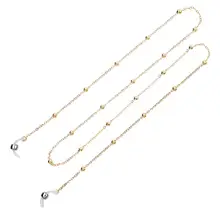 Женский украшенный бисером цепи Ins Модный Свежий авторский стиль Висячие шеи очки Регулируемые снежные цепи Мода Дикий лучший подарок