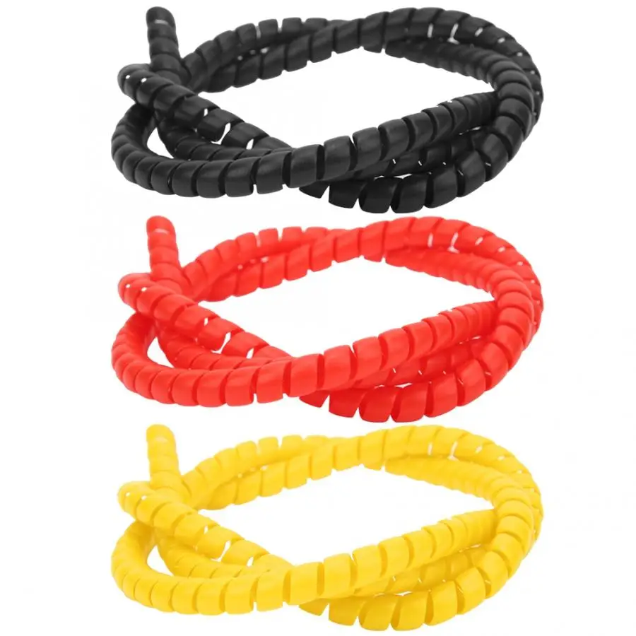 scooter brake line spiral tube PP elasticity cable protector safety electric housing | Спорт и развлечения