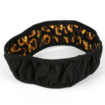 

Car Steering Wheel Cover Sunflower Floral Print Steering Covers Auto Non Slip Stretchy Neoprene Universal Car Styling