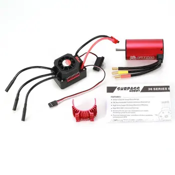 

SURPASSHOBBY KK Motor,3665 3100KV Motor,Brushless Motor,RC Motor,Sensorless Motor,with 80A Waterproof ESC metal 1