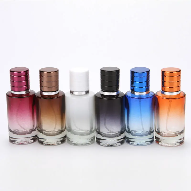 Portátil de Spray Embalagens de Vidro Frasco de Óleo Essencial de Garrafa Bomba de Óleo Atomizador Rodada Garrafa Essência Cosméticos 25 Pçs - Lote 20ml 2 Garrafas reutilizáveis