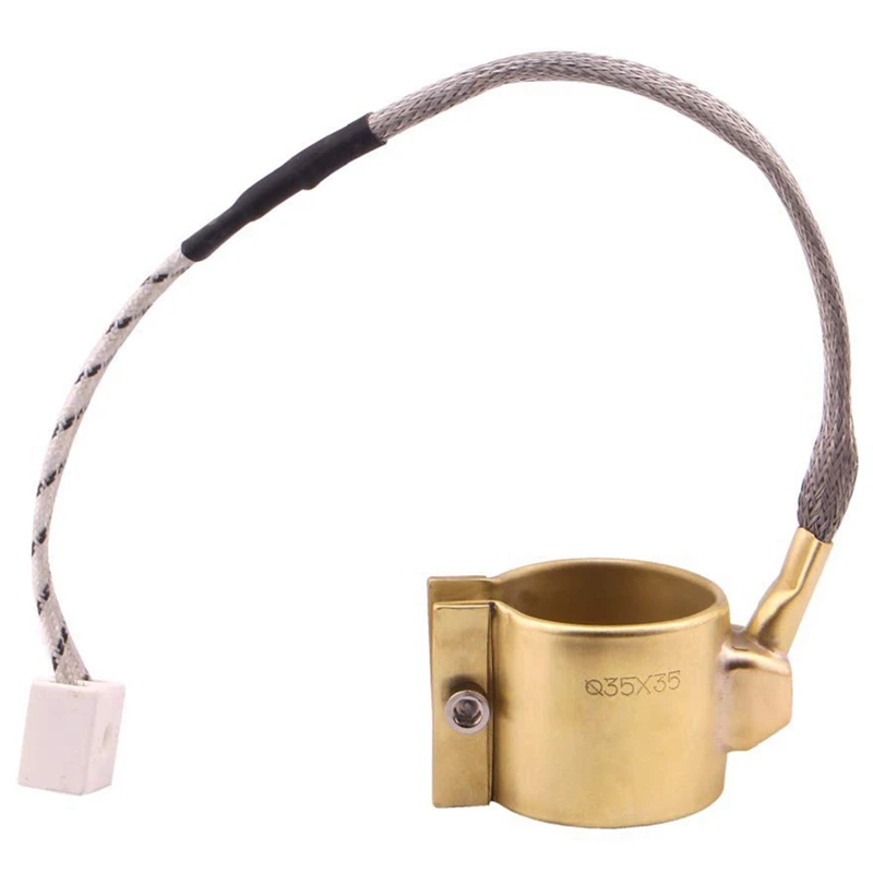 

Promotion! 110V 380W 35mmx35mm Injected Mould Heating Elements Brass Band Heater for Injection Molding Machine