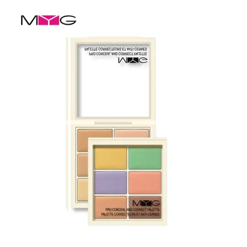 

MYG Contour Palette Face Shading 6 Colors Concealer Long-Lasting Face Make Up Contouring Bronzer Shadow Cream Cosmetics