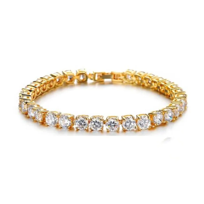 Diamond Gold Tennis Bracelet (11)