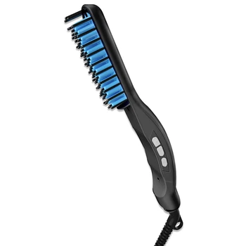 

Multifunctional Comb Beard Straightener Hair Straightening Straightening Comb Curler Fast Hair Styling Man LED Display and Tempe