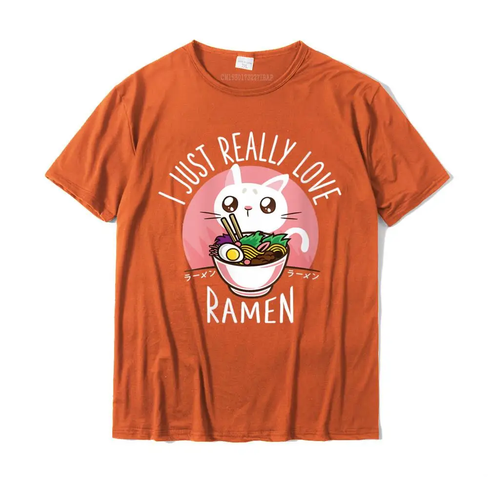 2021 Discount Men Tops Shirts Casual Printing Tshirts Cotton Short Sleeve Casual Tee Shirts Round Neck Free Shipping Womens Love Ramen Japanese Noodles Shirt Kawaii Anime Cat Gifts V-Neck T-Shirt__MZ16622 orange
