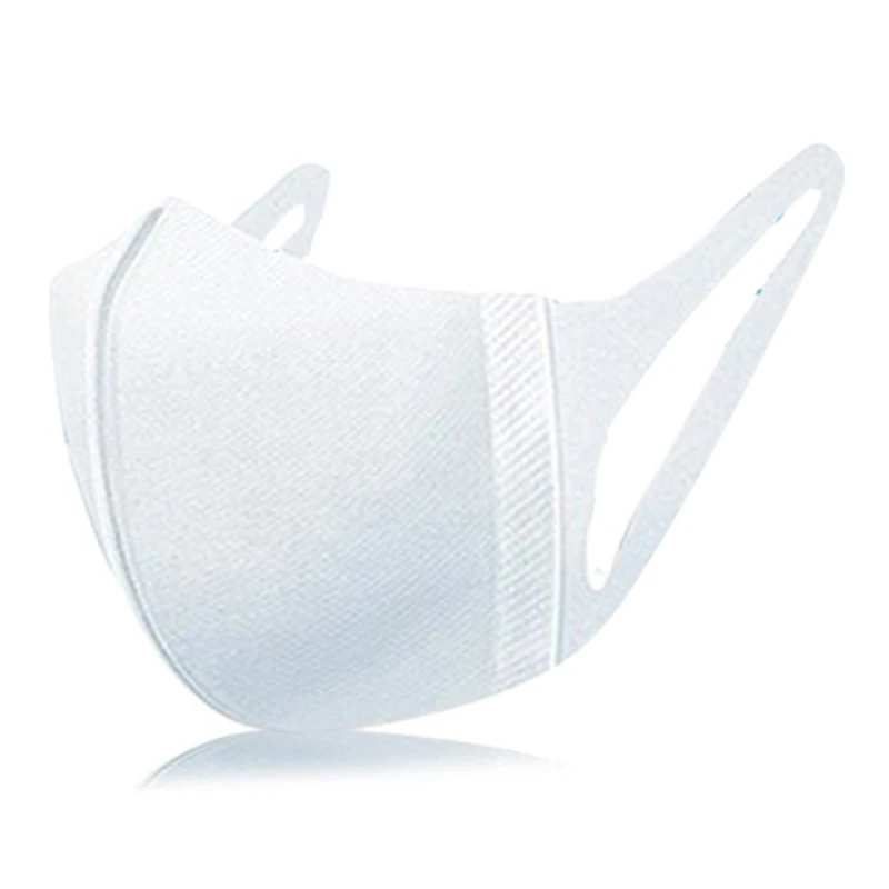 

Hot kf-50Pcs Disposable Masks for Adult 3D Mouth Masks Non-Woven Anti-Dust Masks