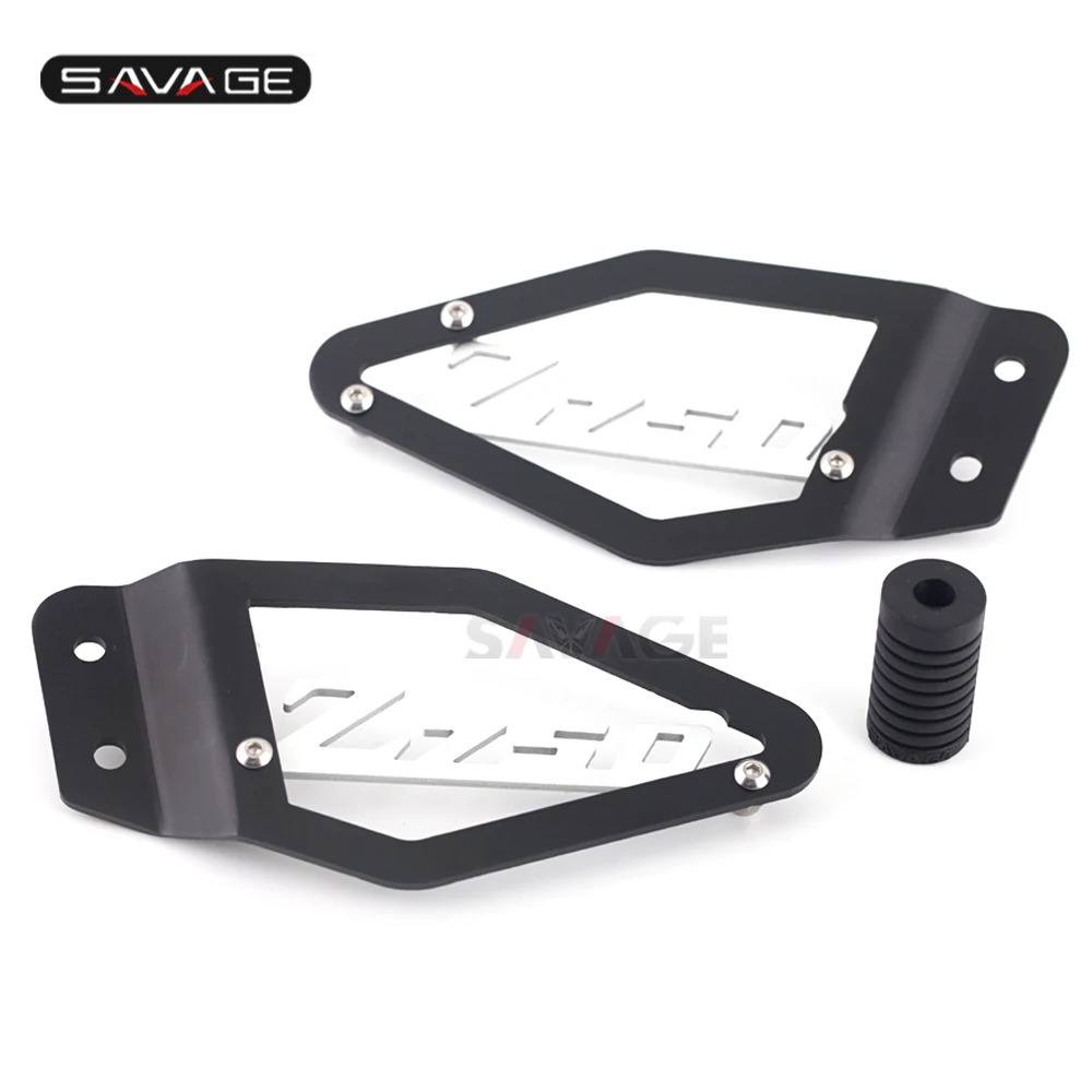 

Front Foot Peg Heel Plates For KAWASAKI Z 750 Z750 R 2007-2012 2008 2009 2011Motorcycle Accessories Footrest Guard Protector