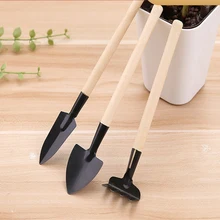 Mini pelle/râteau/pelle de jardin, 3 pièces, outils de jardinage, plantes succulentes, plantation de fleurs en pot, outil de jardinage à desserrer