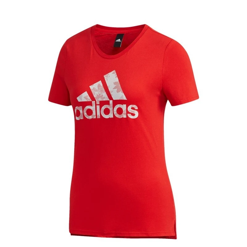 Original New Arrival Adidas GFX TEE BOS Women's T-shirts short sleeve Sportswear