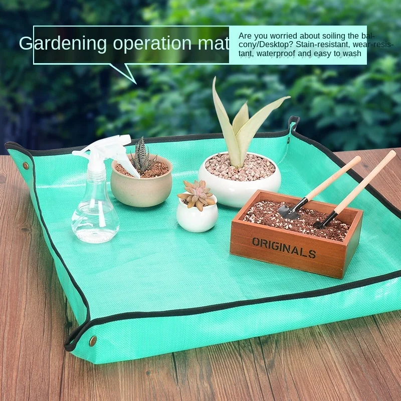

Gardening Mat Gardening Planting Soil Changing Mat Gardening Operation Changing Basin Soil Mixing Tool Waterproof Mat