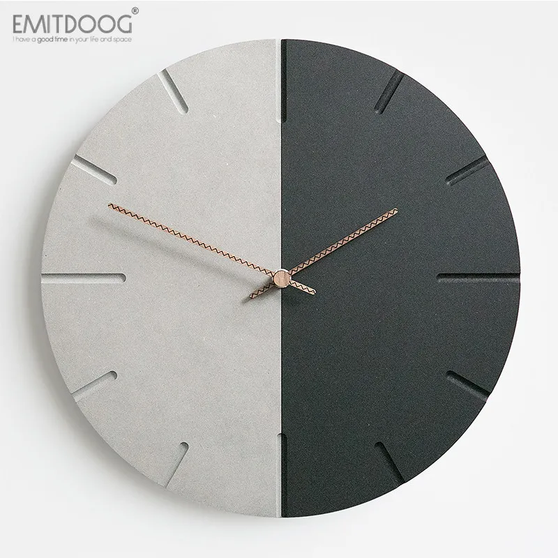 

Nordic Silent Wall Clock Modern Design Needle Minimalist Wall Clock Living Room Kids Creative Relogio Parede Wall Watch JJ60WC