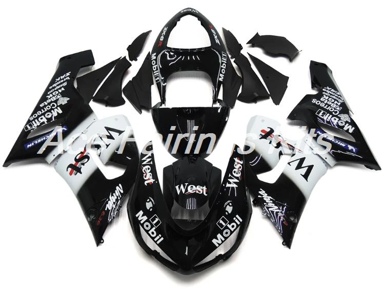 

4Gifts New ABS Full bike fairing kit Fit for Kawasaki ZX6R 2005 2006 ZX-6R 05 06 Ninja 636 fairings bodywork set west hot sales