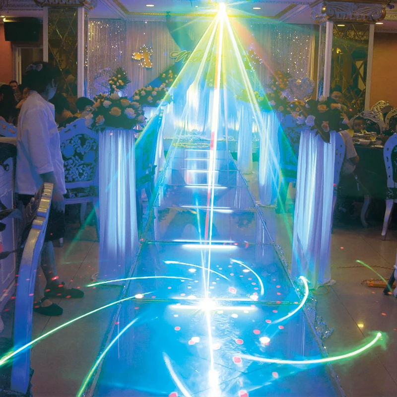 WUZSTAR диско светодиодный DJ вечерние светильник s 128 узоры лазерный Рождественский проектор светильник для сценического украшения RGB красочный светильник ing effect