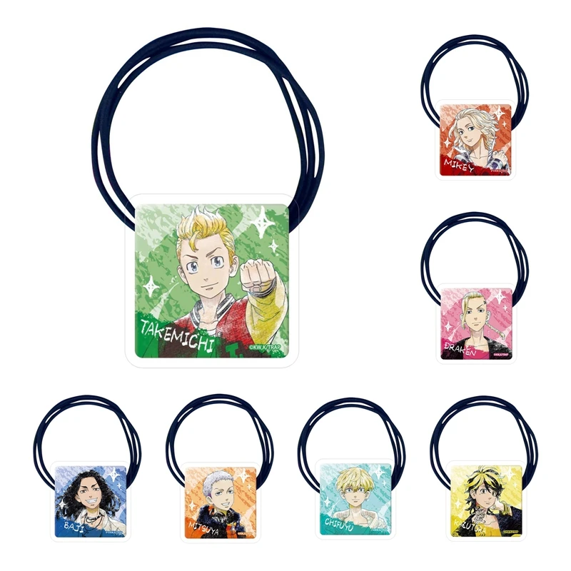 Tokyo Revengers Cartoon Hair Rope Hairpin Demon Slayer Hair Claw Creative Peripherals Portrait Takashi Mitsuya Sano Manjir