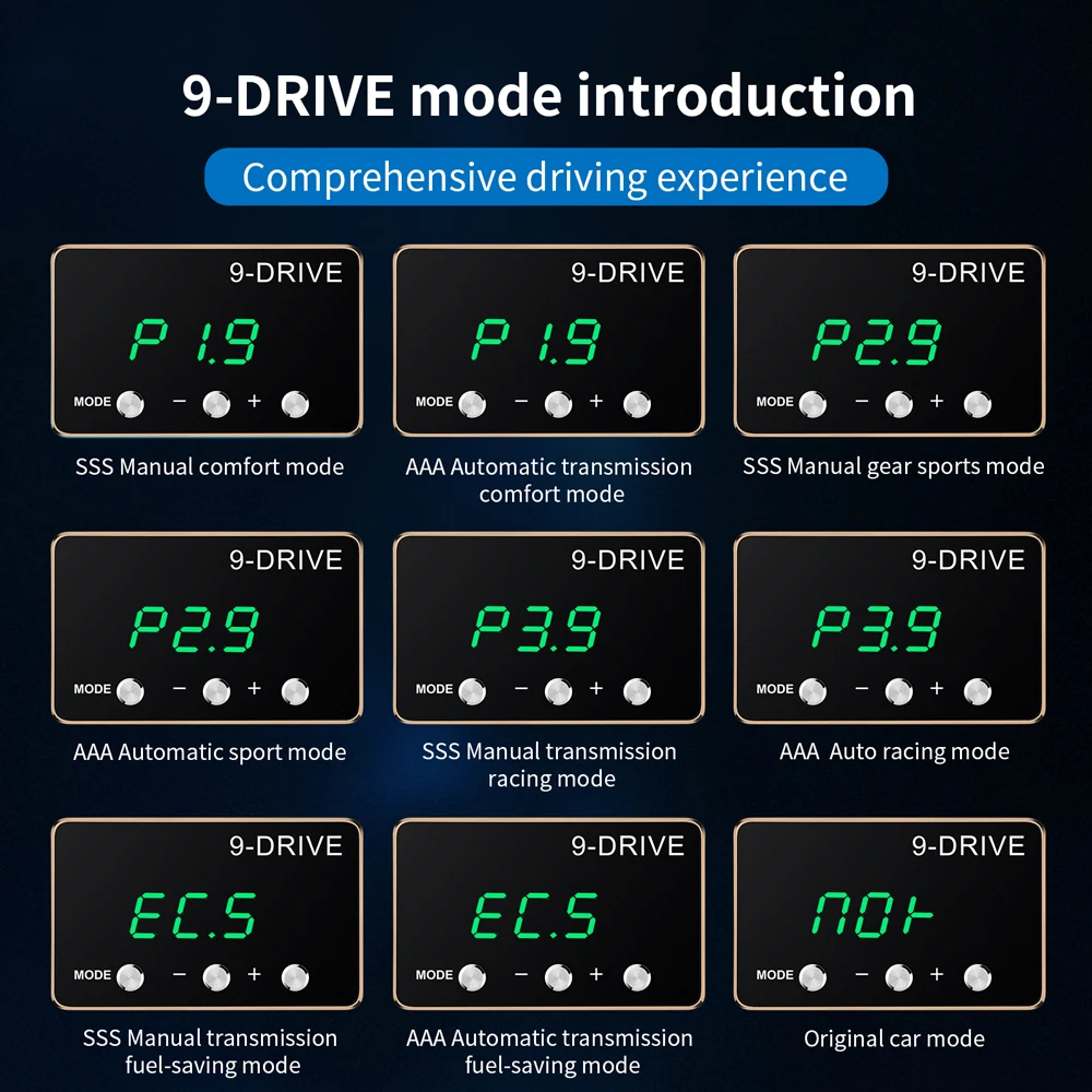 9 Mode Electronic Throttle Controller Accelerator 861 Windbooster Suitable FORD F150 F250 MUSTANG Landrover MAZDA BT50 Jaguar XE throttle controller