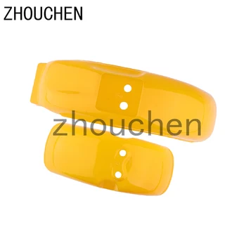 

2pcs Front & Rear Wheel Fender Splash Guard Cover for Honda Mini Trail Monkeybike Z50 50R Bikes (Yellow)