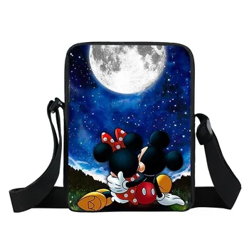 

Women Messenger Bags 3D-Printing Mickey And Minnie Photo Shoulder Bag Handbags Cute Photo Children Crossbody Bag Bolsos Mujer E1