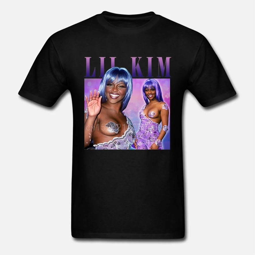 Мужская футболка с коротким рукавом lil kim унисекс (1) женские футболки | одежда