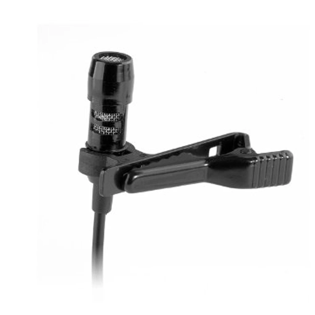 Lapel Lavalier Clip-on Microphone Clip Metal for Interview Meeting Lectures Online Chat Live Show Accessory