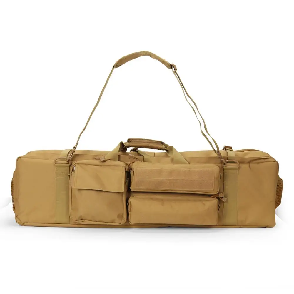 

CQC 95CM Tactical Gun Case Carrying Rifle Bag Range Padded Soft Rifle Case Hunting Airsoft Fishing Multifunctional M249