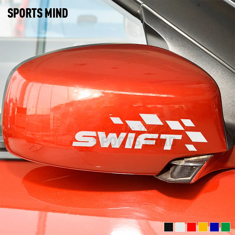 1 пара виниловая наклейка на автомобиль для Suzuki Swift Sport Аксессуары для автомобилей автомобиля зеркало заднего вида наклейки на ногти