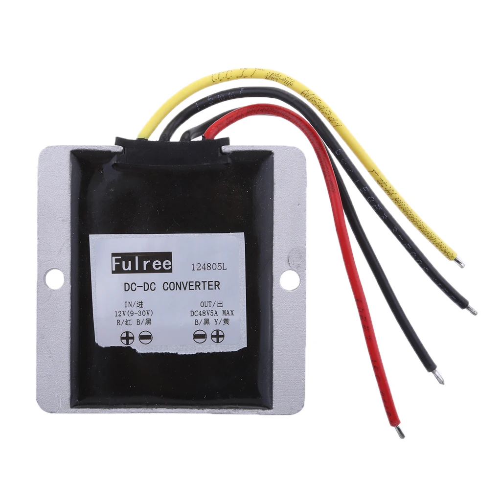 DC/DC 12V/24 To 48V/5A Converter Regulator Transformer Power Supply For Car