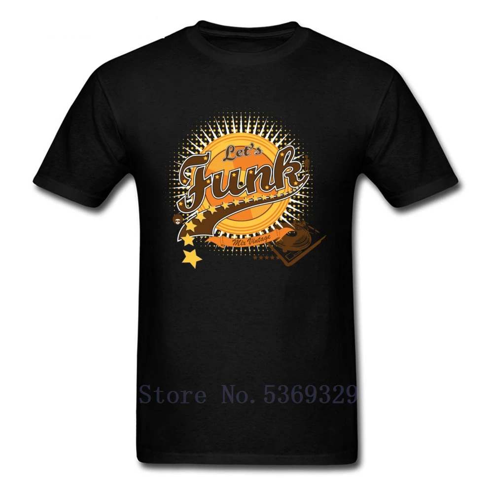 

Let's Funk Mix Jazz Music Vintage Men Tshirt Out Of Sight Design Hippie Classic Funny Men T-Shirts Rock Rockabilly hip hop