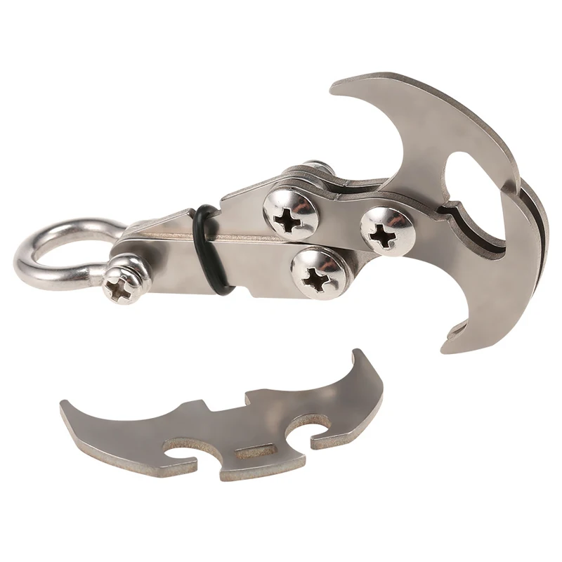 

8.5*4.5cm40g/13.5*4.5*9cm290g Performance Survival Grappling Climbing Folding Claws Folding Stainless Steel Mountaineering Claw