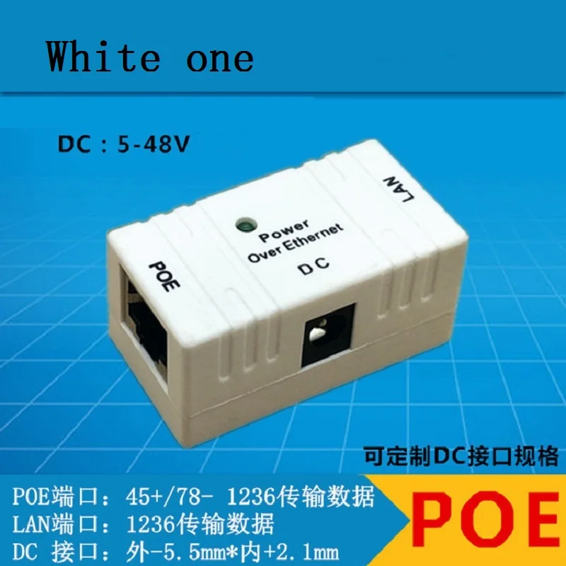 ESCAM 10 м/100Mbp Пассивный POE Мощность Over Ethernet RJ 45 инжектор сплиттер адаптер для