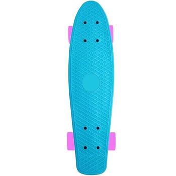

Mini 22-Inch Skateboard, Suitable for Beginners or Professionals with High Rebound PU Wheels