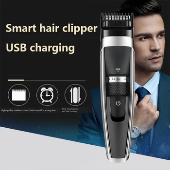 

USB Professional waterproof hair trimmer beard trimer body face hair clipper electric hair cutting machine haircut for men