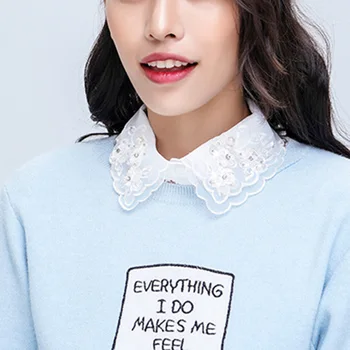 

Women's Lapel Shirt Fake False Collar Choker Necklace Clothing Decor