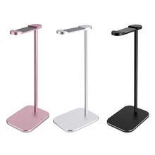 Aluminum Alloy Earphone Hanger Holder Headphone Stand Rack Gaming Headset Bracket with Solid Base for Table Desk