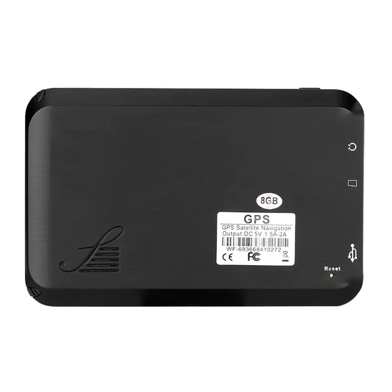  5 Inch Vehicle GPS Navigation Car GPS Navigator FM Transmitter 8GB ROM 256 MB RAM Multiple Language