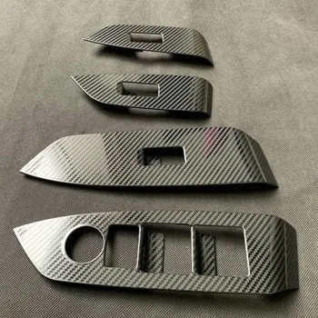 

For Mazda CX-5 2017-2020 KF RHD Car Window Lift Switch Armrest Panel Adjust Cover Trims Strips Garnish Decoration Accessories