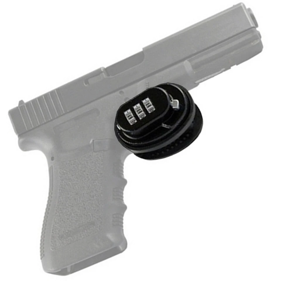 BEST 2019 new Univerals Gun Trigger Lock Zinc Alloy Trigger Password Lock Rifle Key Protecting Safety Lo