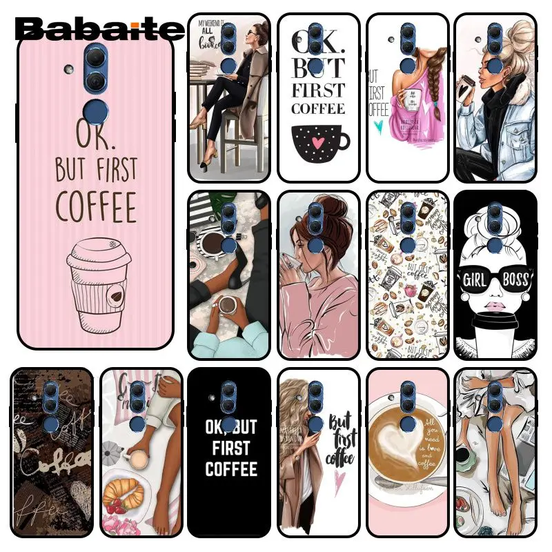 Чехол для телефона Babaite OK But First Coffee Huawei Mate 10 20 Lite 20X Mate20 Pro Mate9 Nova3 3i | Мобильные