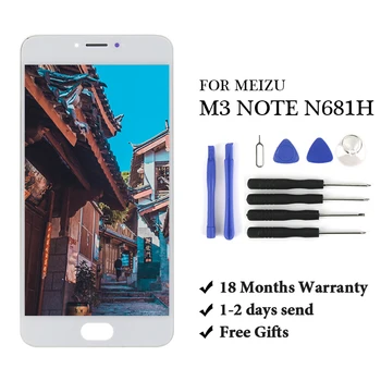 

1pc LCD For Meizu M3 Note M681H Lcd Display Screen Replacement For Meizu M3 Note M681H Digiziter Aseembly For Meizu M3 Note LCD