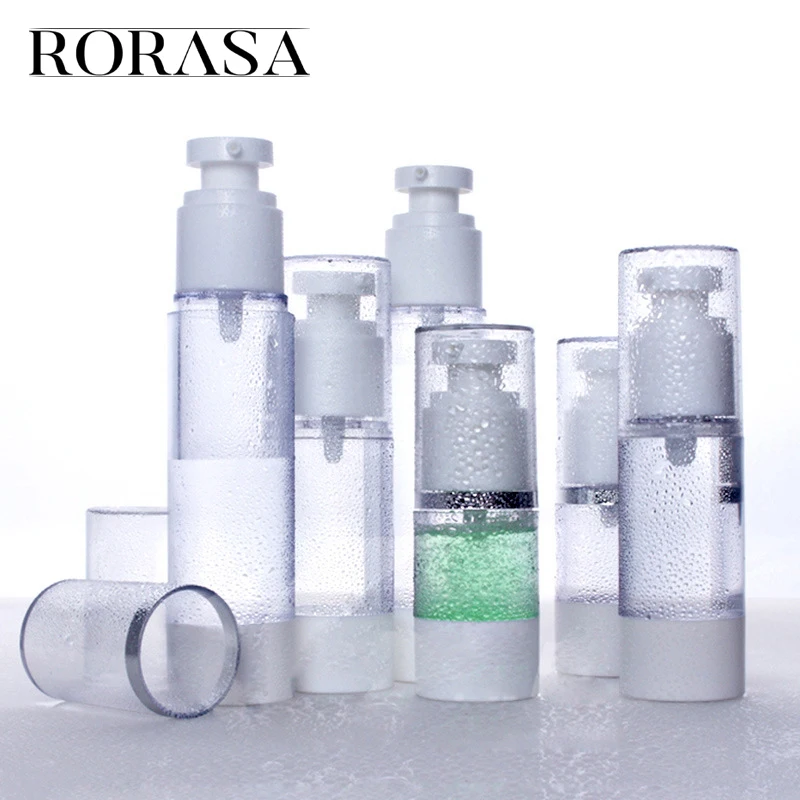 

15-100ml Dispenser Empty Water Bottle Portable Refillable Bottle Spray Vacuum Bottle Emulsion Cosmetic Essence Perfume Container