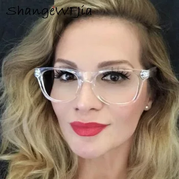 

Women Eyeglasses Brand Designer Transparent Frame Prescription Glasses Retro Clear Optical Eye Glasses Spectacle Frames For Men