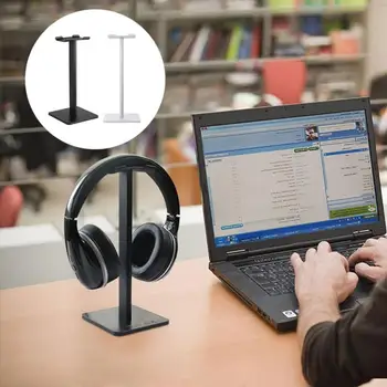 

ABS Solid Base Headphone Stand For Headset Stands Supporting Bar Flexible Headrest Accessories For Headphones Bracket TXTB1